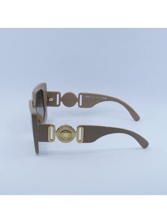 Versace VE4478U 549961 Sunglasses Beige Square Frame, Brown Gradient Lenses main image 5